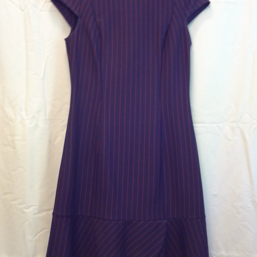Venus Navy Cap Sleeve Dress, size 6